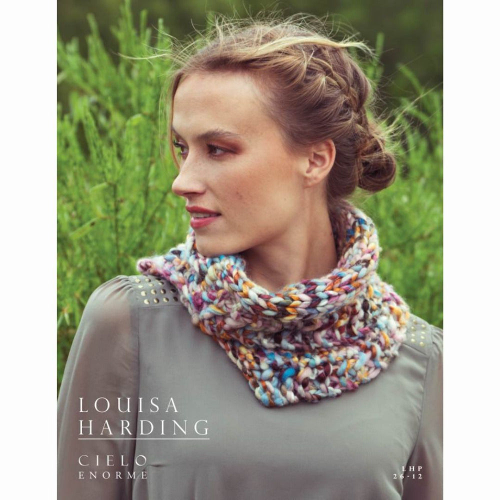 Louisa Harding Cielo Cowl/Collar Knitting Pattern