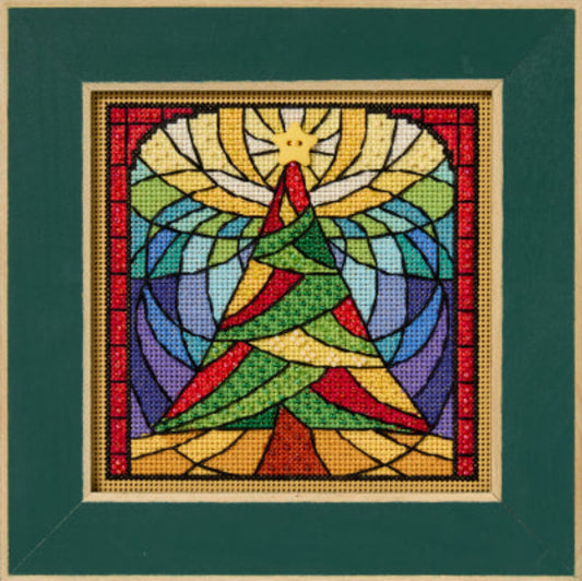 Mill Hill MH14-2532 Stained Glass Tree Counted Cross Stitch Kit