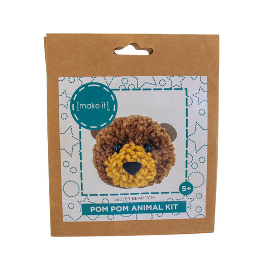 Pom Pom Animal Kit Bear