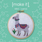 Make It Mini Llama Counted Cross Stitch Kit