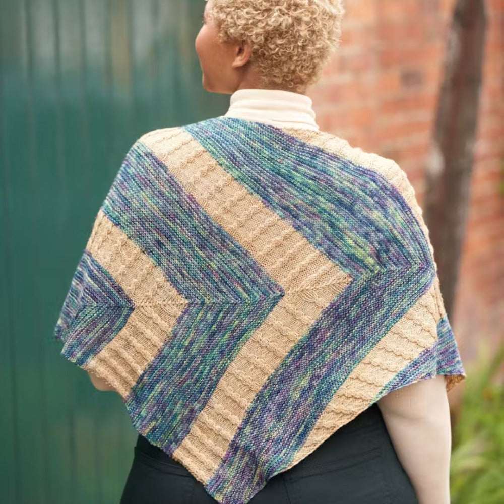 Malabrigo Book 20 "Mechita and Sock" Briar Shawl