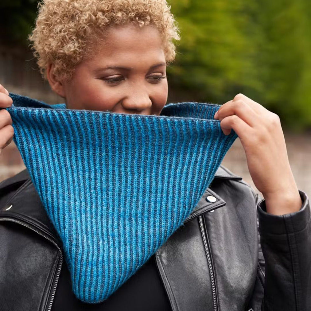 Malabrigo Book 20 "Mechita and Sock" Emerson Cowl
