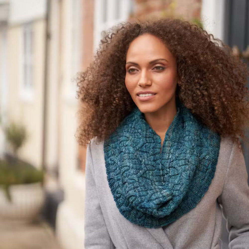 Malabrigo Book 20 "Mechita and Sock" Under the Sea Cowl