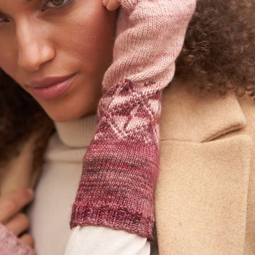 Malabrigo Book 20 "Mechita and Sock" Valentine Gloves