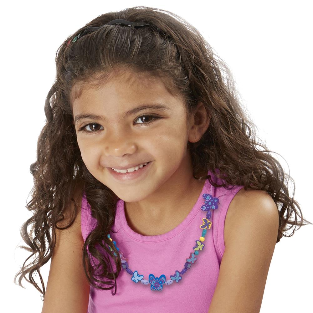 Melissa & Doug Wooden Bead Set Butterfly Friends