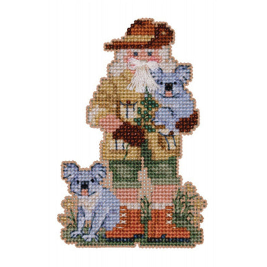 Mill Hill MH20-2331 Koala Santa Counted Cross Stitch Kit