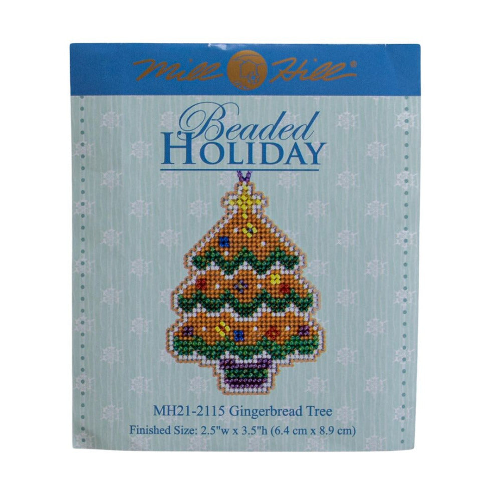 Mill Hill MH21-2115 Gingerbread Tree Counted Cross Stitch Kit