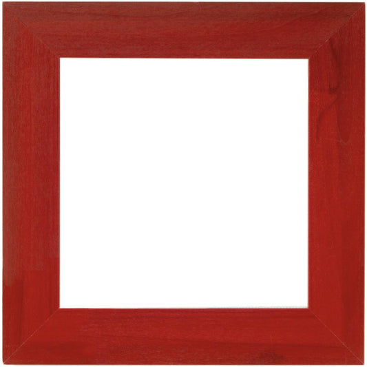 Mill Hill GBRFM9 Wooden Frame 15.3cm x 15.3cm Holiday Red