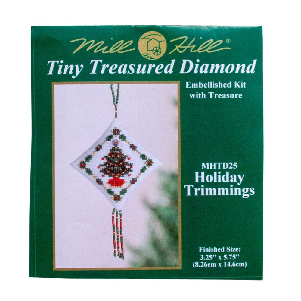 Mill Hill MHTD25 Tiny Treasured Diamond Holiday Trimmings