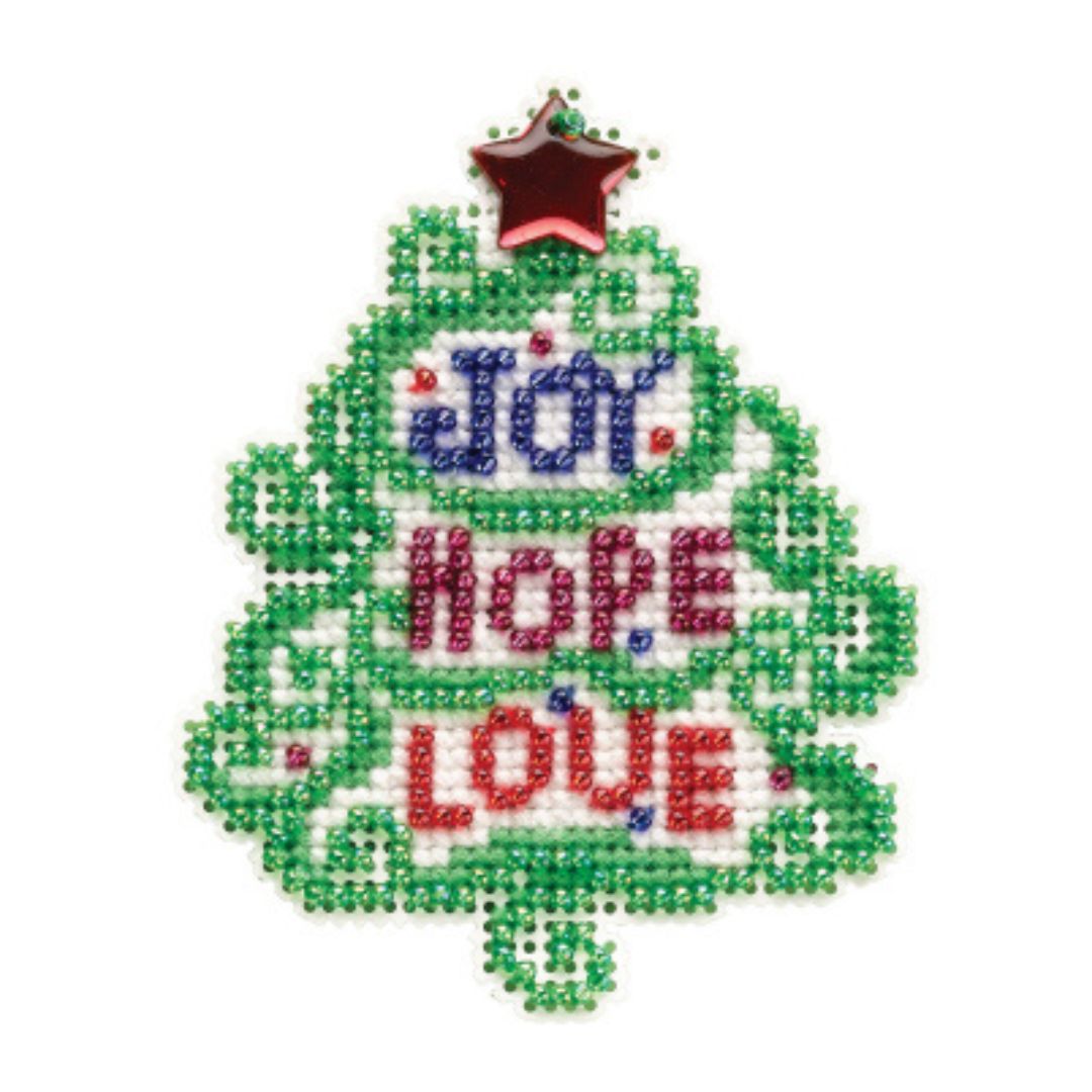 Mill Hill MH18-2133 Joy, Hope, Love Counted Cross Stitch Kit