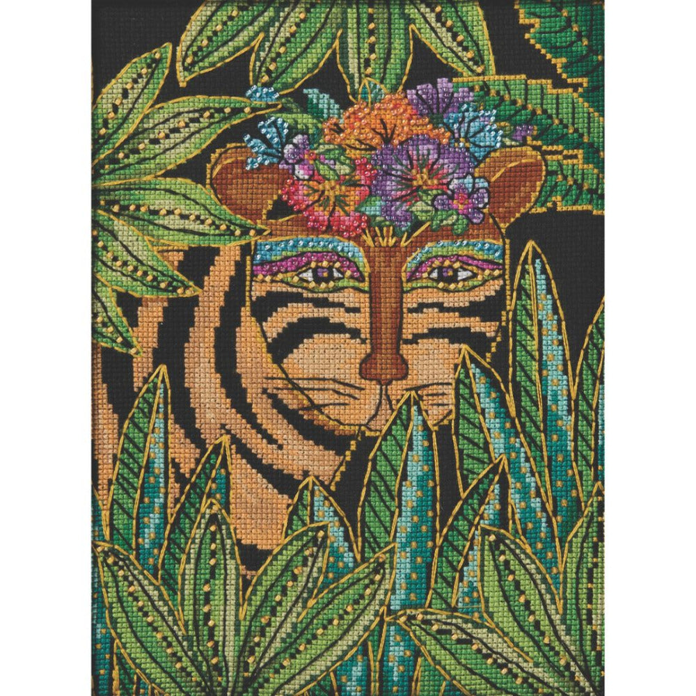 Mill Hill LB30-2611 Tigress Counted Cross Stitch and Beaded Kit