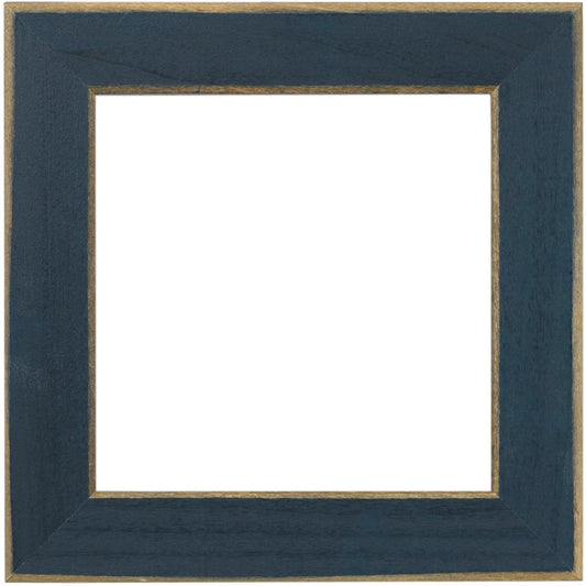 Mill Hill GBFRM2 Wooden Frame 15.3cm x 15.3cm Matte Blue