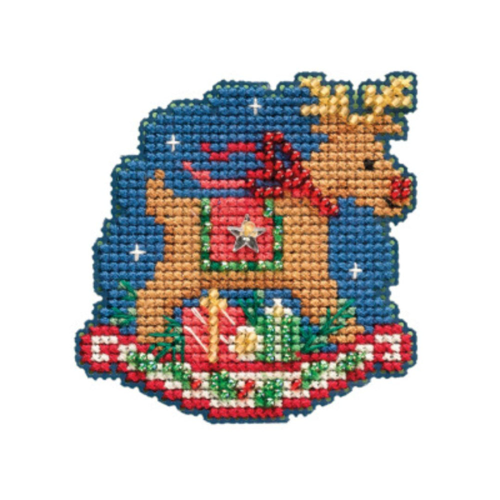 Mill Hill MH18-2131 Rocking Reindeer Counted Cross Stitch Kit