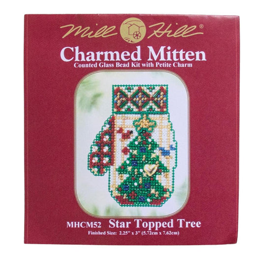 Mill Hill MHCM52 Star Topped Tree Charmed Mitten Cross Stitch Kit