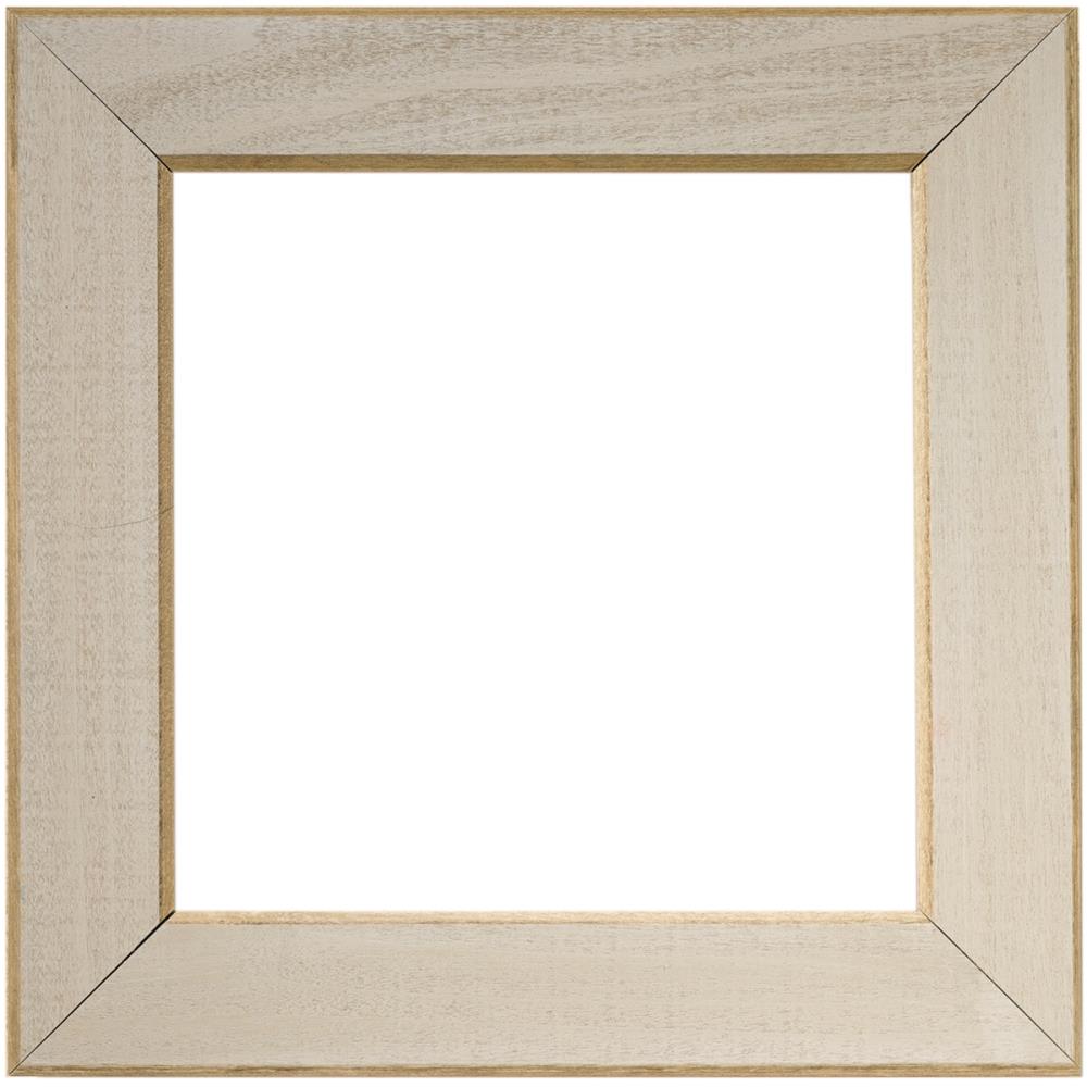 Mill Hill GBFRM11 Wooden Frame 15.3cm x 15.3cm Taupe