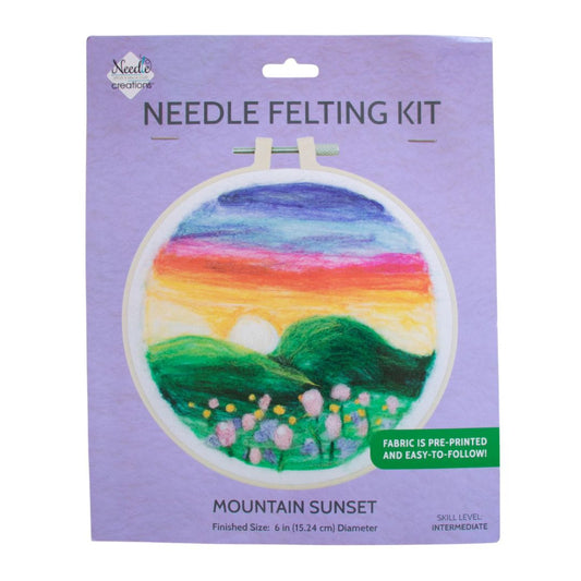 Mountain Sunset Needle Felting Kit