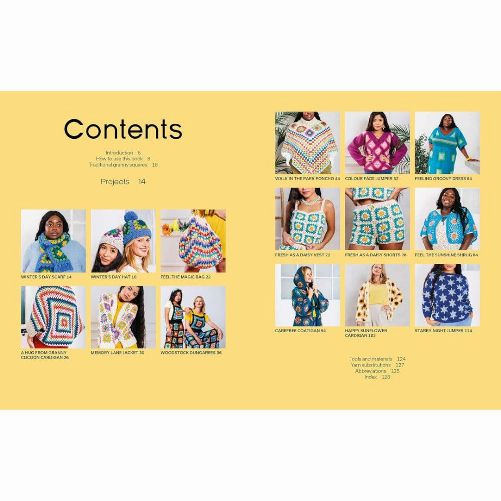 My Granny Square Wardrobe - Stunning Designs to Crochet and Wear by Sam Sabido