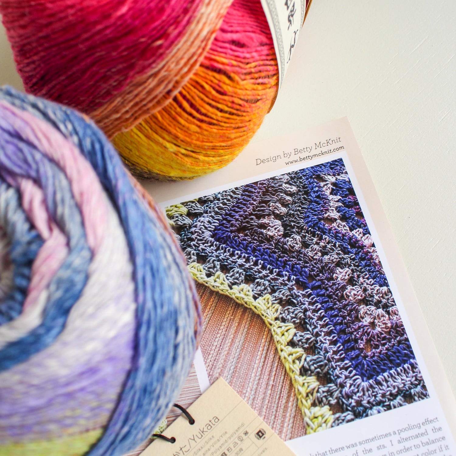 Browse our range of Betty McKnit Crochet Kits, including the Staro and Superstaro Shawls.