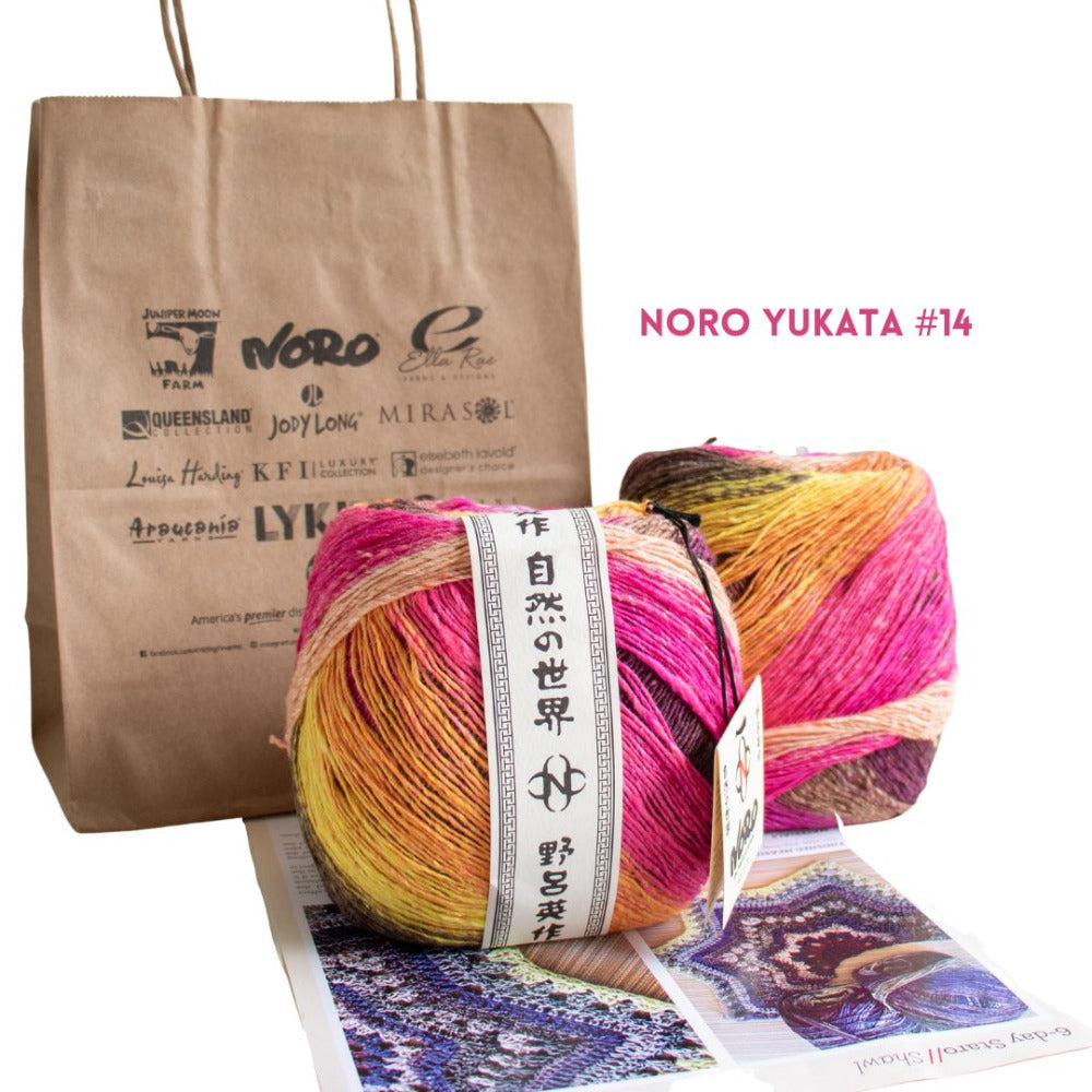 Noro 6 Day Shawl Yukata 14