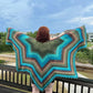 6 Day Staro Crocheted Shawl Kit featuring Noro Yukata