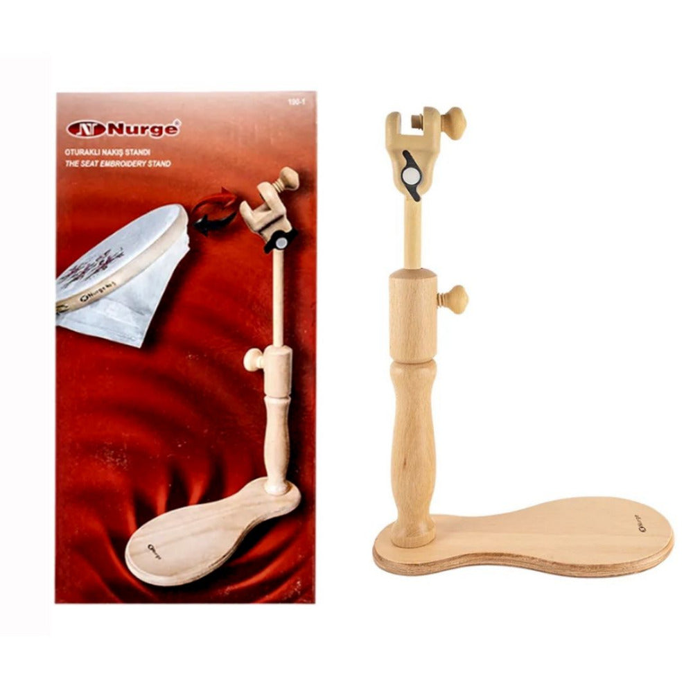 Nurge Adjustable Embroidery Hoop Seat Stand