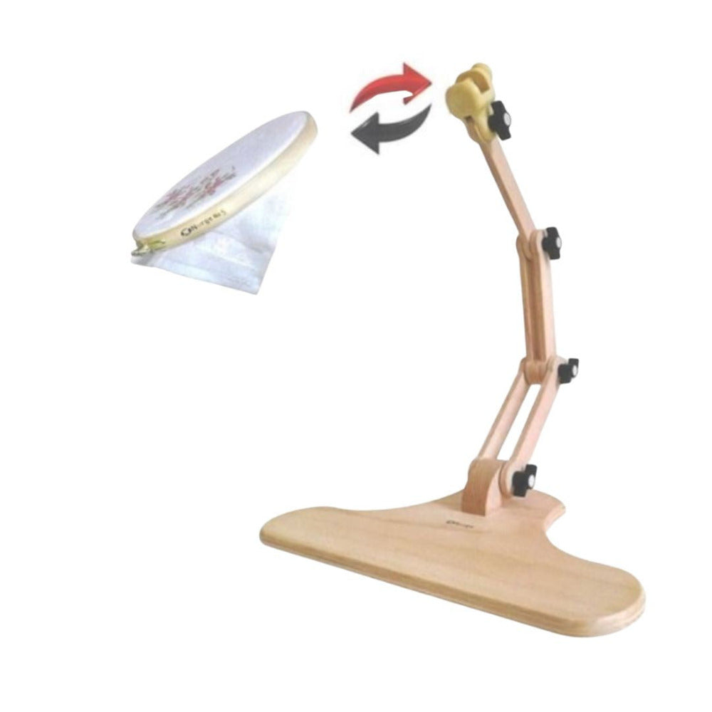 Nurge Adjustable Embroidery Hoop Table and Seat Stand 