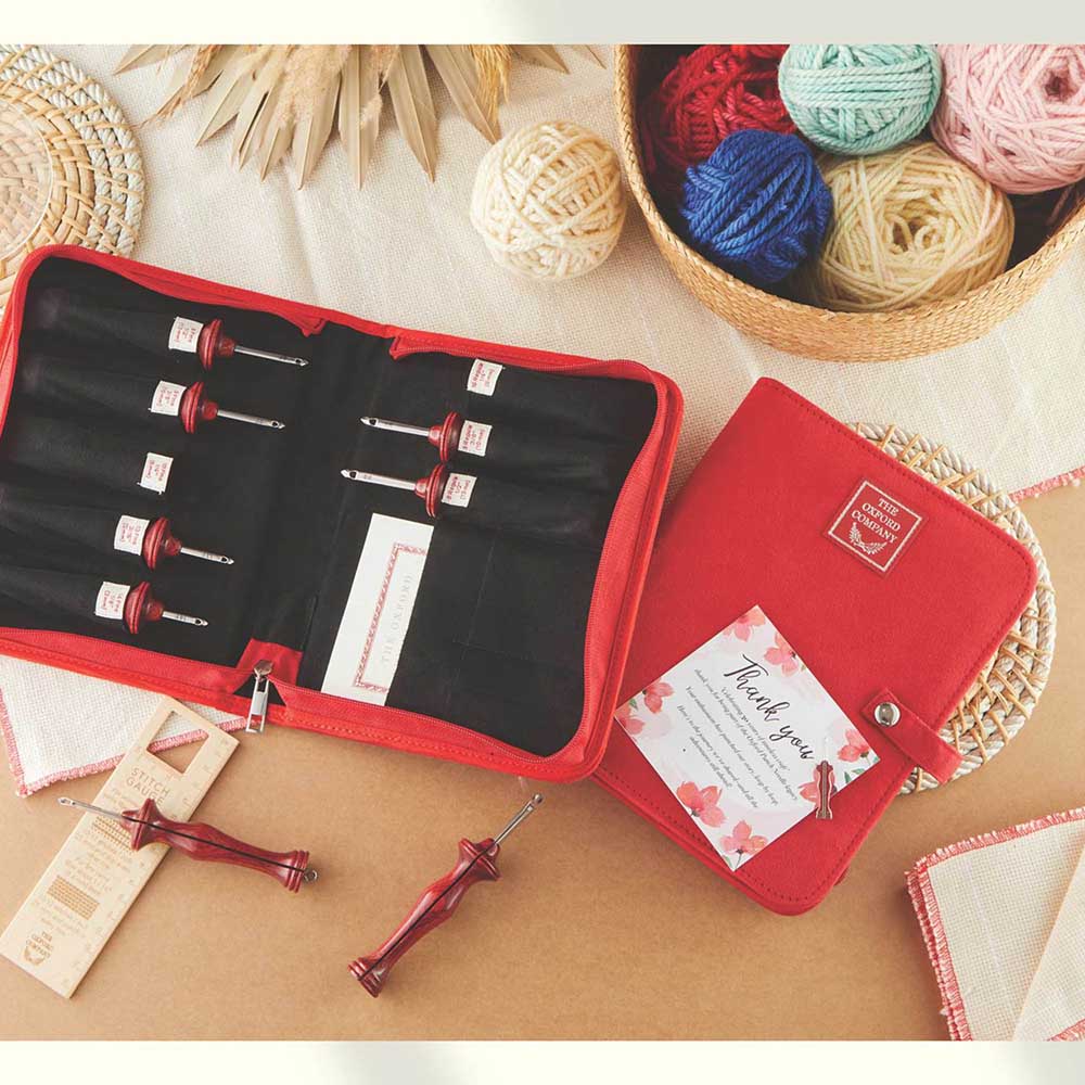 Oxford Punch Needle Set Complete Limited Edition Signature Wood Set