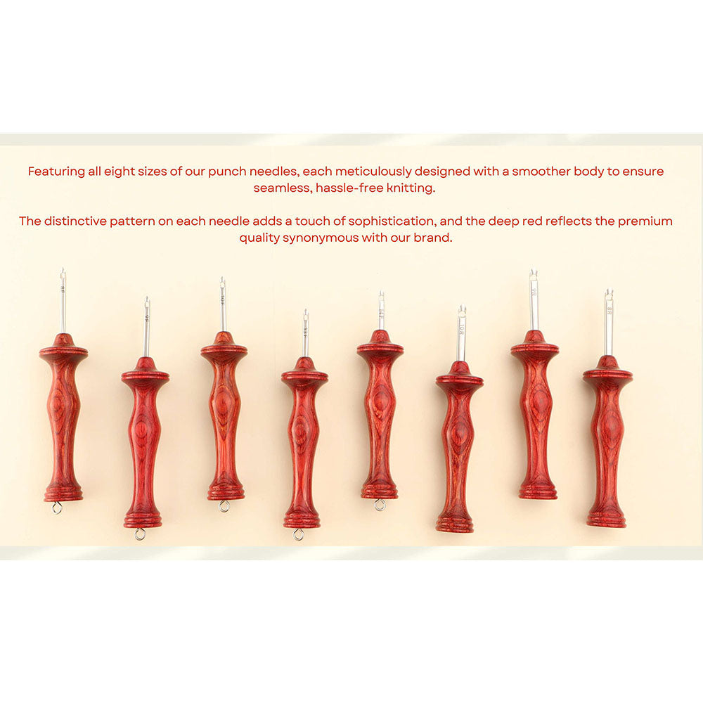 Oxford Punch Needle Set Complete Limited Edition Signature Wood Set