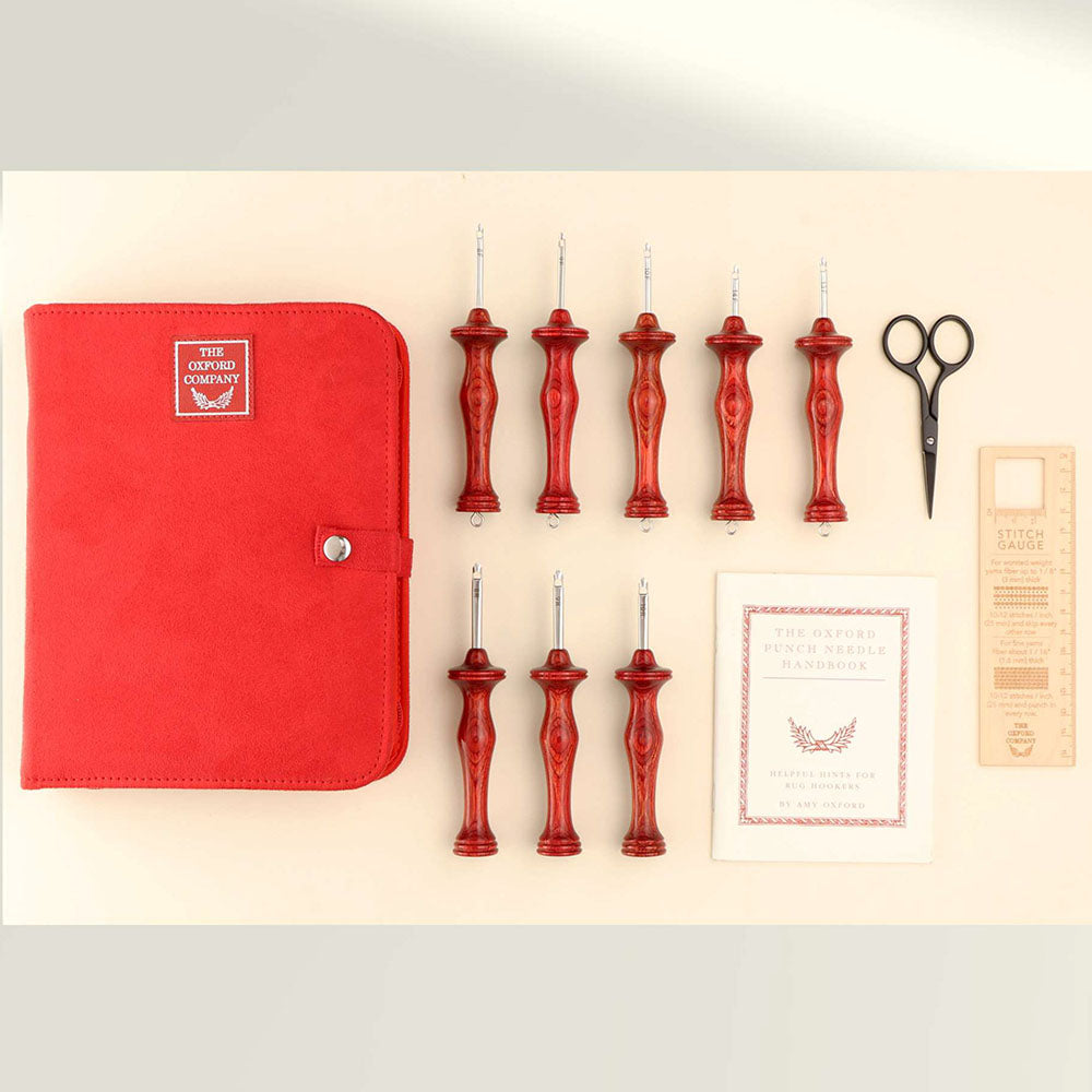 Oxford Punch Needle Set Complete Limited Edition Signature Wood Set