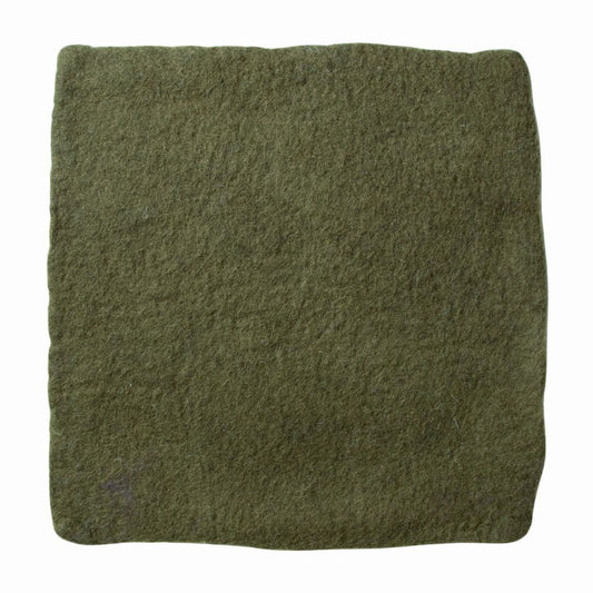 Nepalese Handmade Felt 93 Olive Green