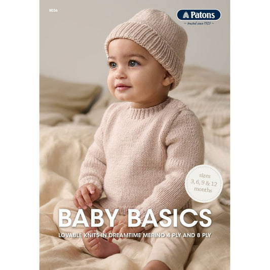 Patons Knitted Baby Basics in 4 and 8 Ply