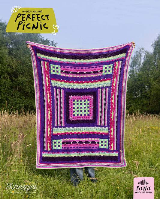 Scheepjes "Perfect Picnic" 2026 CAL  Colour Crafter Yarn Kit - Picnic Under the Aurora