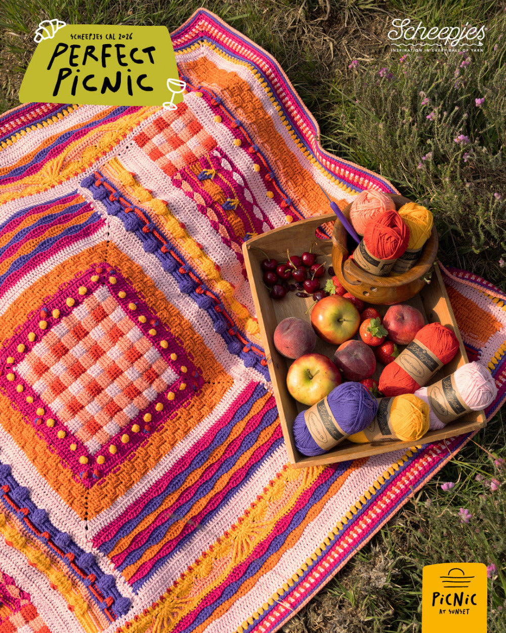 Scheepjes Perfect Picnic 2026 CAL Picnic at Sunset sample