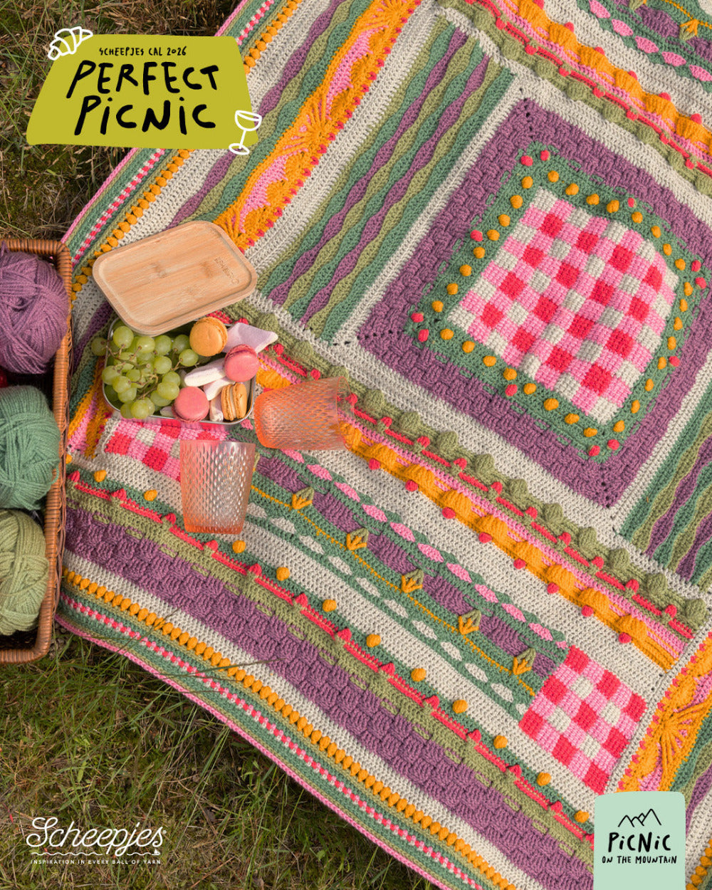 Scheepjes "Perfect Picnic" 2026 CAL  Colour Crafter Yarn Kit - Picnic on the Mountain