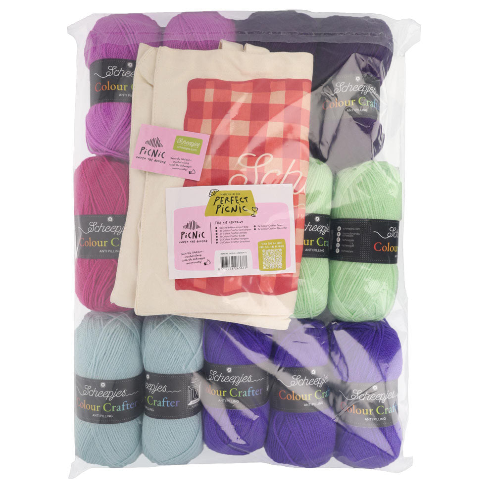 Scheepjes "Perfect Picnic" 2026 CAL  Colour Crafter Yarn Kit - Picnic Under the Aurora