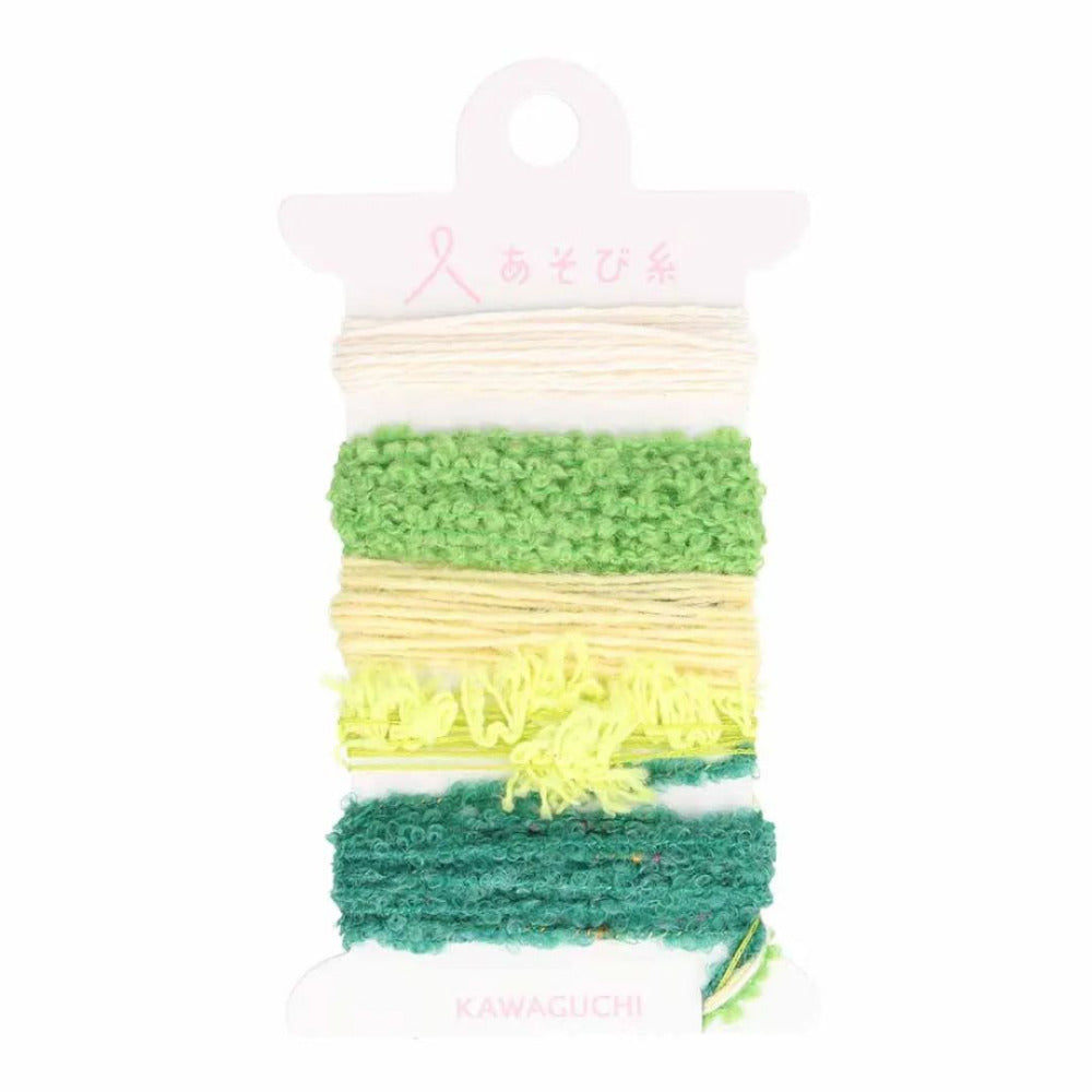 Pokeori Asobi Weaving Yarn Set Green