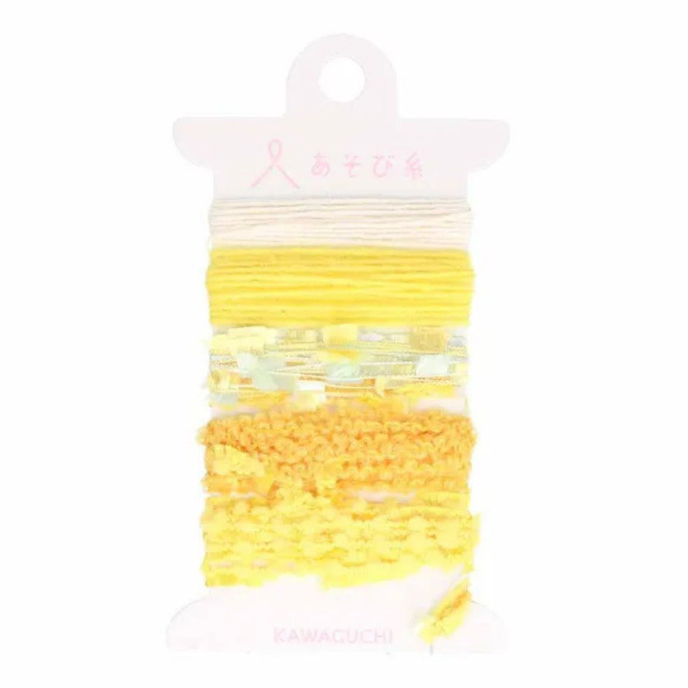 Pokeori Asobi Weaving Yarn Set - Yellow