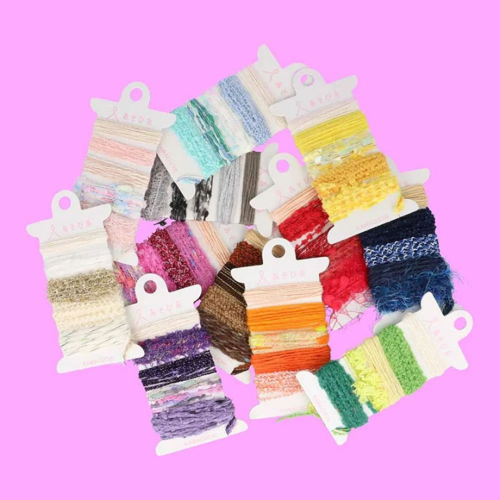 Pokeori Asobi Weaving Yarn Set assorted colours