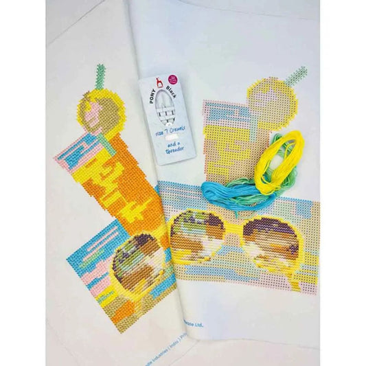 Pony "Orange Summer" No-Count Cross Stitch Kit