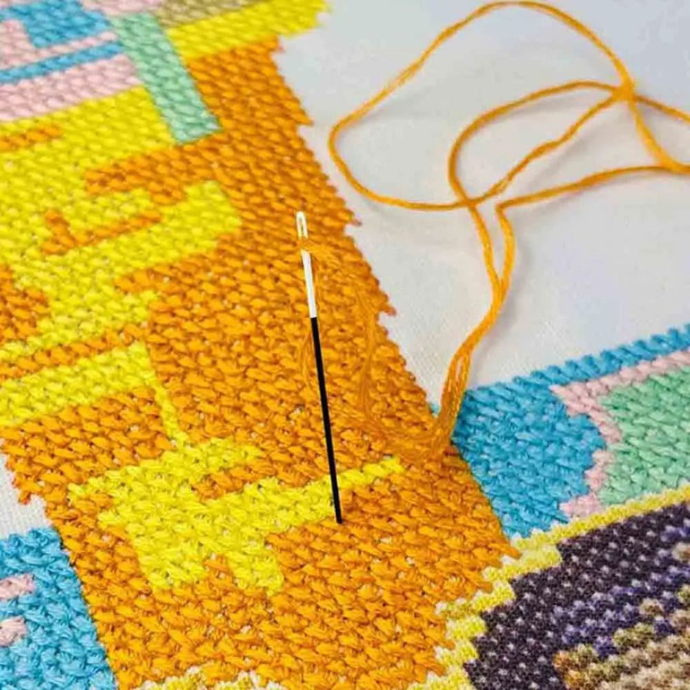 Pony "Orange Summer" No-Count Cross Stitch Kit