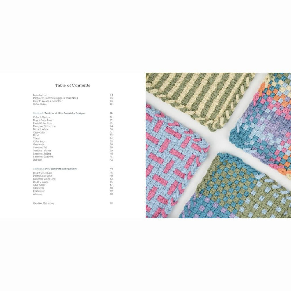 Potholder Loom Designs - 140 Colourful Patterns by Rachel Snack