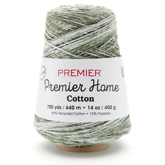 Premier Home Cotton Moss Green Splash 1032-16