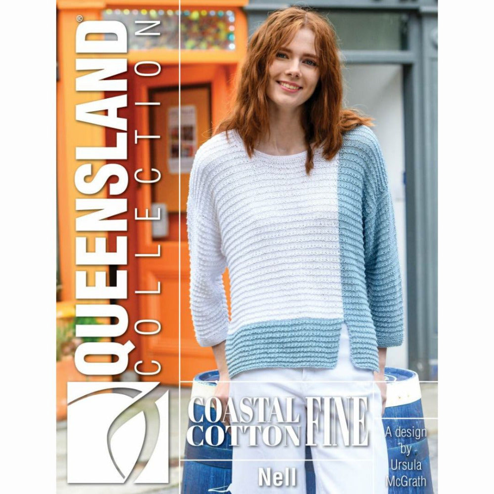 Nell Knitted Top featuring Queensland Collection Coastal Cotton Fine
