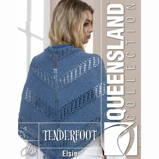 The Elsie Shawl featuring Queensland Collection Tenderfoot
