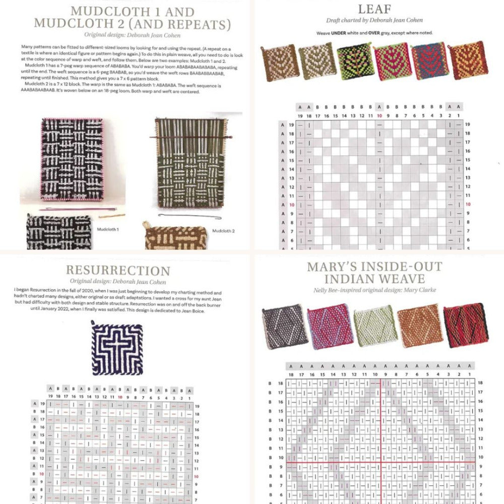 Radical Potholder Weaving Techniques and Inspiration for the Potholder Loom - 100+ Weaving Patterns by Deborah Jean Cohen