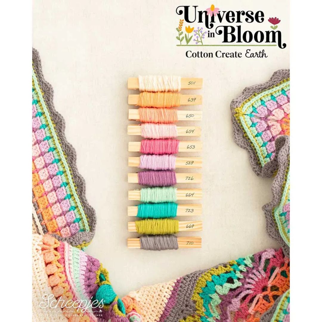 "Universe in Bloom" Scheepjes 2025 CAL with Cotton Create  Earth YARN ONLY