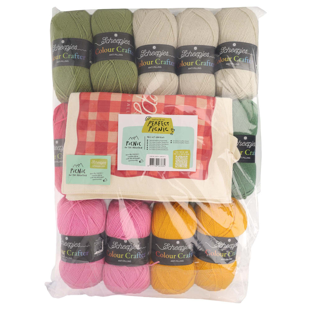 Scheepjes "Perfect Picnic" 2026 CAL  Colour Crafter Yarn Kit - Picnic on the Mountain