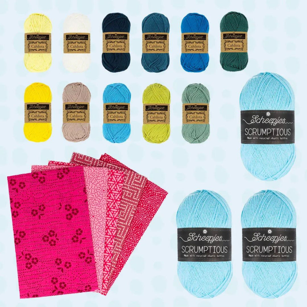 Scheepjes CKAL Blue Tit Cushion Kit