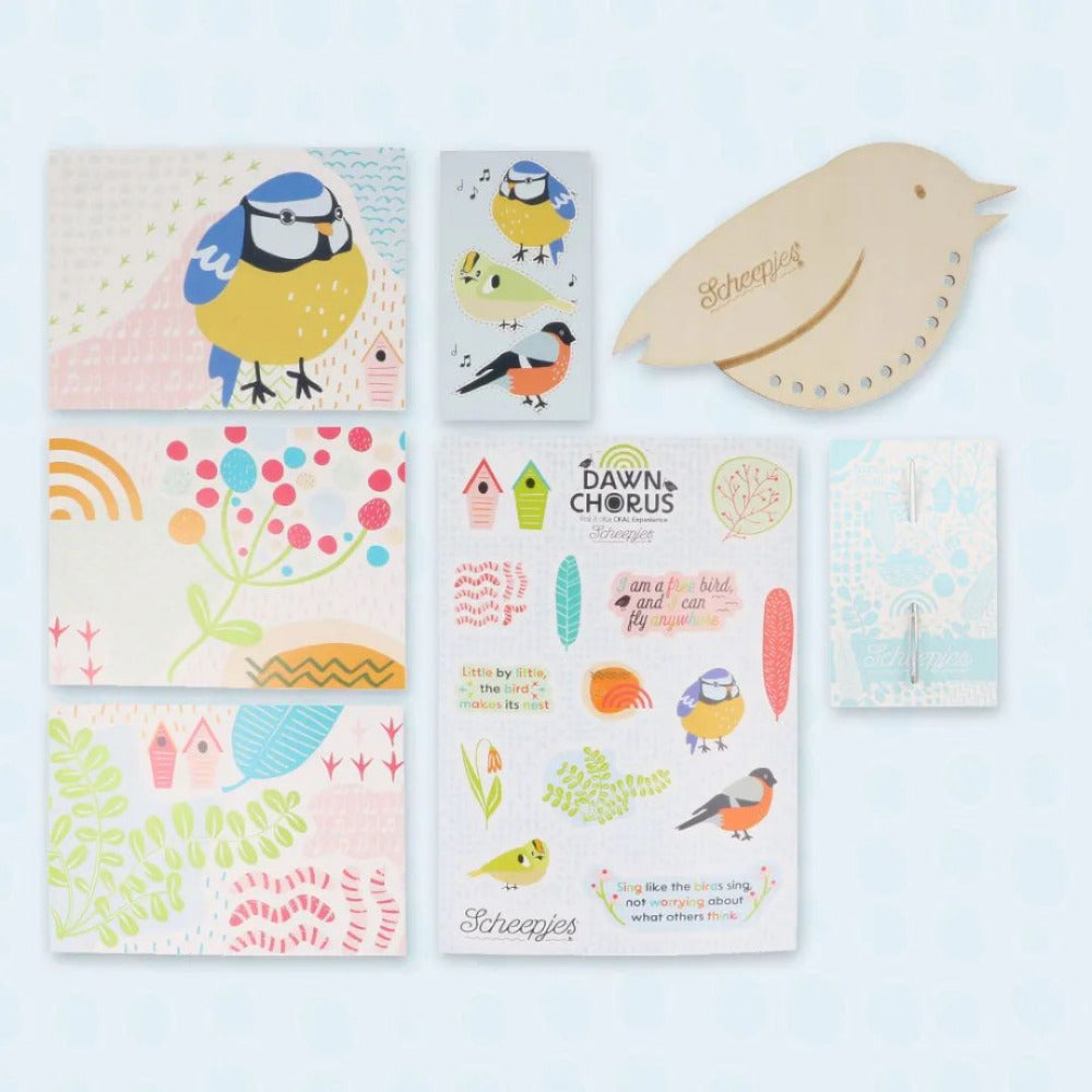 Scheepjes CKAL Blue Tit Cushion Kit