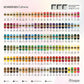 Scheepjes Catona Colour Card